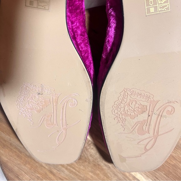 Free People Mystic Mary Jane Velvet Flats with Ankle Strap Size EU 40, US 10 - Picture 10 of 12